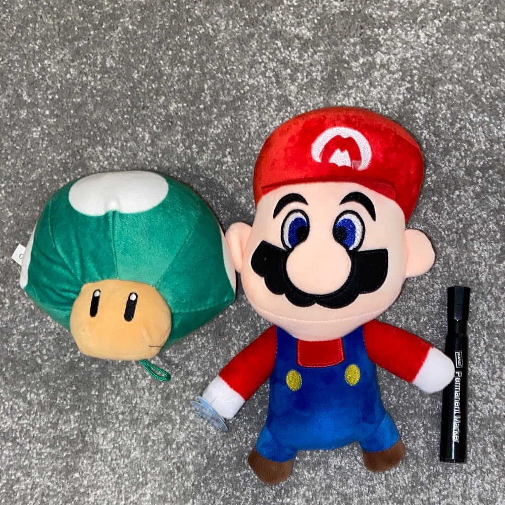 Super Mario Red and Blue Plush Toy
